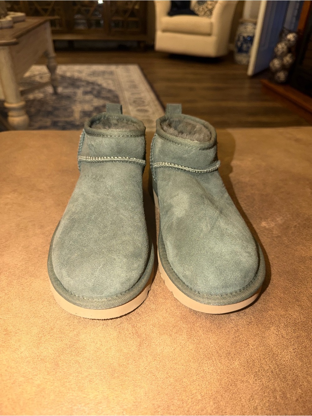 UGG Classic Ultra Mini Boots — Olive Green
